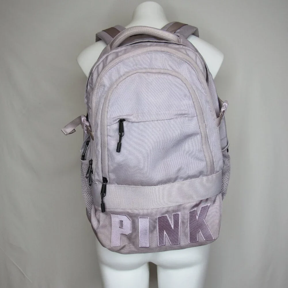 Victoria's Secret PINK Dreamy Lilac COLLEGIATE Travel Backpack - Picture 9 of 9